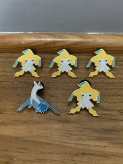 Pokemon Official Pin Lot Latios Jirachi - Image 1