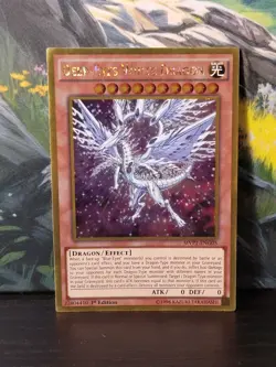 Yu-Gi-Oh! Deep-Eyes White Dragon MVP1-ENG05 Gold Rare 1st Edition - Image 1