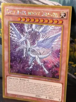 Yu-Gi-Oh! Deep-Eyes White Dragon MVP1-ENG05 Gold Rare 1st Edition - Image 3