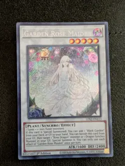 Garden Rose Maiden LDS2-EN113 Secret Rare 1st Ed. LP - Image 1
