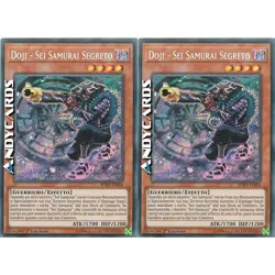 2x DOJI - SEI SAMURAI SEGRETO (Secret Six) • Segreta • SPWA IT004 • 1Ed • Yugioh - Image 1