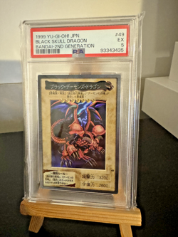 PSA 5 Yu-Gi-Oh 1999 Black Skull Dragon #49 Bandai 2nd Generation | 🇬🇧 UK - Image 1
