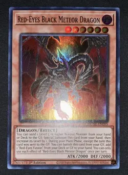 Yugioh Red-Eyes Black Meteor Dragon DUNE-EN095 Super Rare 1st Ed NM w/Tracking - Image 3