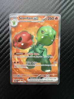 Scovillain ex Pokemon Card - Double Type Ability & Spicy Rage - Image 1