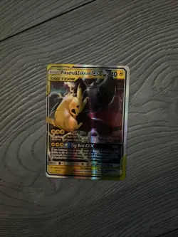 Pikachu & Zekrom GX Tag Team Pokemon Card - Image 1