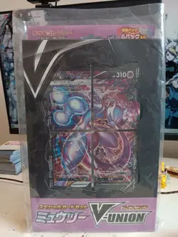 SEALED Pokemon Card Game Mewtwo V-Union Sword and Shield Japanese Edition - Image 1