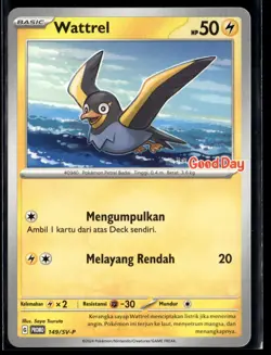 Wattrel 149/SV-P Good Day Indonesia Promo Indonesian Pokemon Card (LP) - Image 1