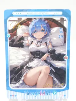 Hmph Hum 3 - Anime Waifu UR Trading Card - Rem - Image 1