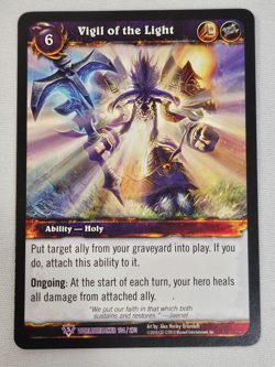 World of Warcraft -Vigil Of The Light- TCG Worldbreaker 2010 124/270 Epic Card - Image 1