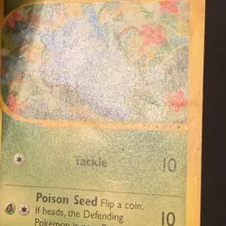 Pokemon Expedition E-Reader Bulbasaur Common Card 94/165 MP Condition - Image 2