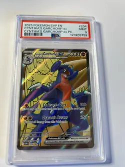 Cynthia's Garchomp ex 204 Sv: Scarlet & Violet Promo Cards Holo Psa 9 Cynthias - Image 1