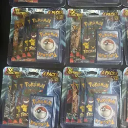 18 x Pokemon TCG Lightning Set 4 Packs Extra + 1 Bonus Card! Lot - Image 2