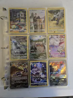 Pokemon Binder Card Lot Japanese, Holos, Full Arts, Rares, V, VMAX - Image 1