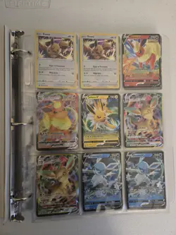 Pokemon Binder Card Lot Vintage, Holos, V, VMAX, Full Art, World Championship - Image 1