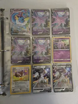 Pokemon Binder Card Lot Vintage, Holos, V, VMAX, Full Art, World Championship - Image 2