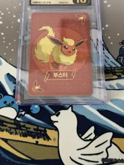 Pokemon Flareon Gem Mint Korean Point Salad Playing Card CGC Pristine 10 - Image 3