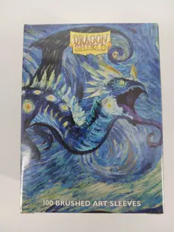 Dragon Shield Starry Night Brushed Art Card Sleeves 100 Count Matte New Sealed - Image 1