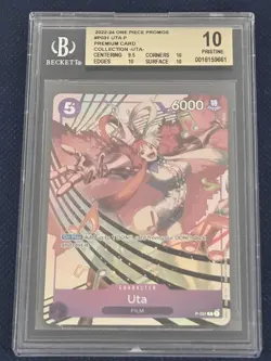 2022-24 One Piece Uta #P-031 Promos Premium Card Collection BGS 10 - Image 1