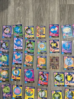 VINTAGE Pokemon PokeTrivia 1999 Burger King Card Lot - Image 3