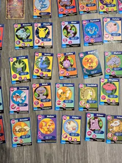 VINTAGE Pokemon PokeTrivia 1999 Burger King Card Lot - Image 5