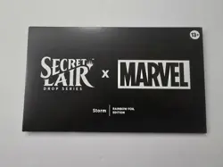 Magic The Gathering Secret Lair x Marvel's Storm Foil Edition New Sealed - Image 1