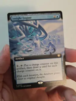 Insight Engine (Entended Art) Regular NM Edge Of Eternities Commander - Image 2