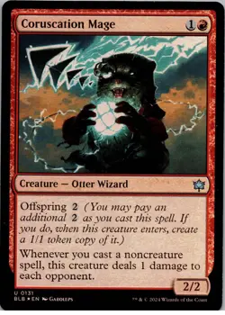 Coruscation Mage - U - Bloomburrow - 131 - NM - Foil - Image 1