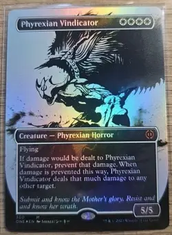 Phyrexian Vindicator - (SHOWCASE) - Phyrexia: All Will Be One - FOIL - NM - Image 1