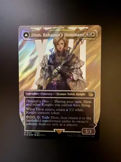 MTG Final Fantasy English Dion, Bahamut's Dominant Borderless 0521 Surge Foil - Image 1