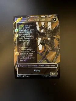 MTG Final Fantasy English Dion, Bahamut's Dominant Borderless 0521 Surge Foil - Image 2