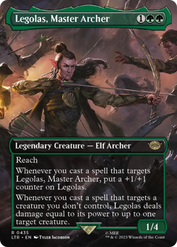 Legolas, Master Archer (Borderless Alternate Art) [The Lord of the Rings: Tales - Image 1