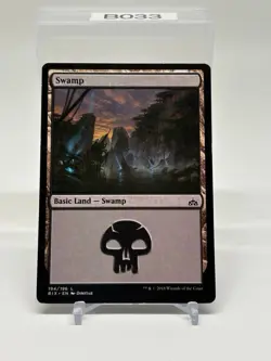 Swamp 194/196 Rivals of Ixalan MTG Magic the Gathering NEAR MINT NM - Image 1