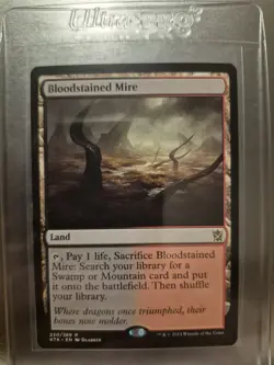 Magic: The Gathering Bloodstained Mire- Khans Of Tarkir #230/269 MINT - Image 1