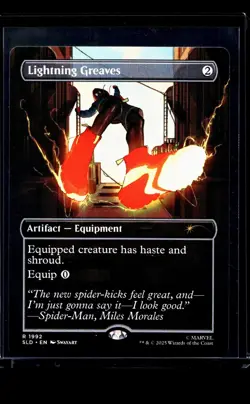 2025 MTG Magic The Gathering SLD Secret Lair Borderless #1992 Lightning Greaves - Image 1