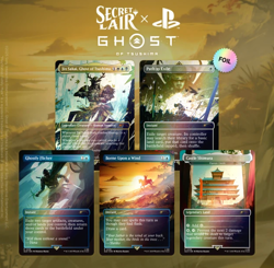✅ PRESALE Secret Lair x Ghost of Tsushima | FOIL | Playstation Drop - Image 1