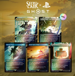 Presale Magic the Gathering Secret Lair x Ghost of Tsushima Foil Edition Presale - Image 1