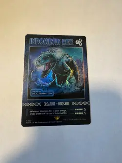 Indominus Rex - Polyraptor (Raindbow Foil) Secret Lair Drop Foil - Image 1