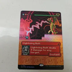 Lightning Bolt #1822 FOIL NM/M Extra Life Pixel Perfect Secret Lair MTG Magic - Image 1