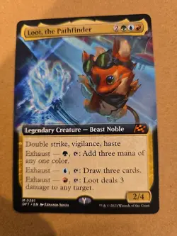 Loot the Pathfinder - Extended Art - Aetherdift - MtG - NM - Image 1