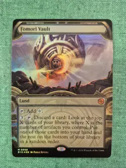 1x Fomori Vault - Foil - Showcase NM-Mint, English Outlaws of Thunder Junction: - Image 1