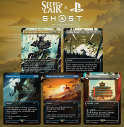MTG Secret Lair Playstation Ghost of Tsushima Non-Foil Preorder - Image 1