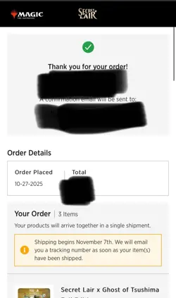 🔥 MTG Secret Lair Playstation Foil PRESALE Ghost of Tsushima CONFIRMED🔥 - Image 3
