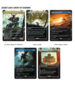 🔥 MTG Secret Lair Playstation Foil PRESALE Ghost of Tsushima CONFIRMED🔥 - Image 4
