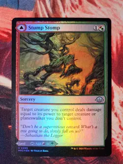 Stump Stomp Foil Modern Horizons 3 Magic Gathering MTG MH3 - Image 1
