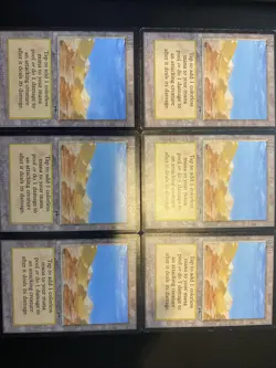 English - MTG Desert Lot Of 6 - Arabian Nights - (3 Campfire Variants) - Image 1