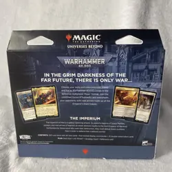 MTG Universes Warhammer 40K Commander Forces of Imperium Deck Magic Gathering - Image 2