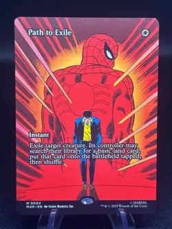 Path to Exile - #04 (Borderless) Spider Man Regular - Mtg - Image 1