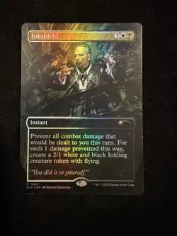 MTG Magic the Gathering Inkshield (1694) Secret Lair Drop Series NM FOIL - Image 1