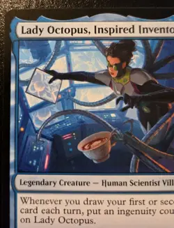 Lady Octopus, Inspired Inventor 0035 Rare Spider-Man Magic: The Gathering - Image 2