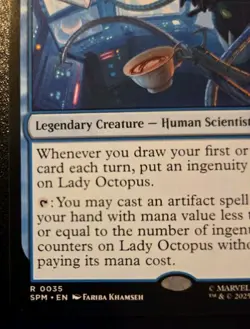 Lady Octopus, Inspired Inventor 0035 Rare Spider-Man Magic: The Gathering - Image 4
